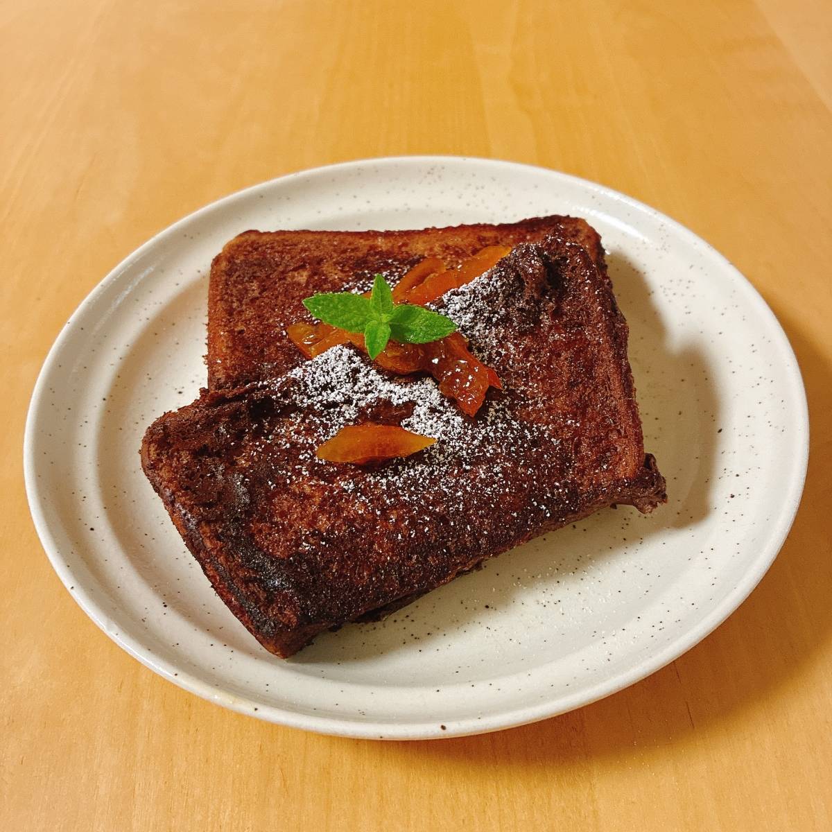 フジパン公式の「バニラアイスで簡単！フレンチトースト」のレシピ