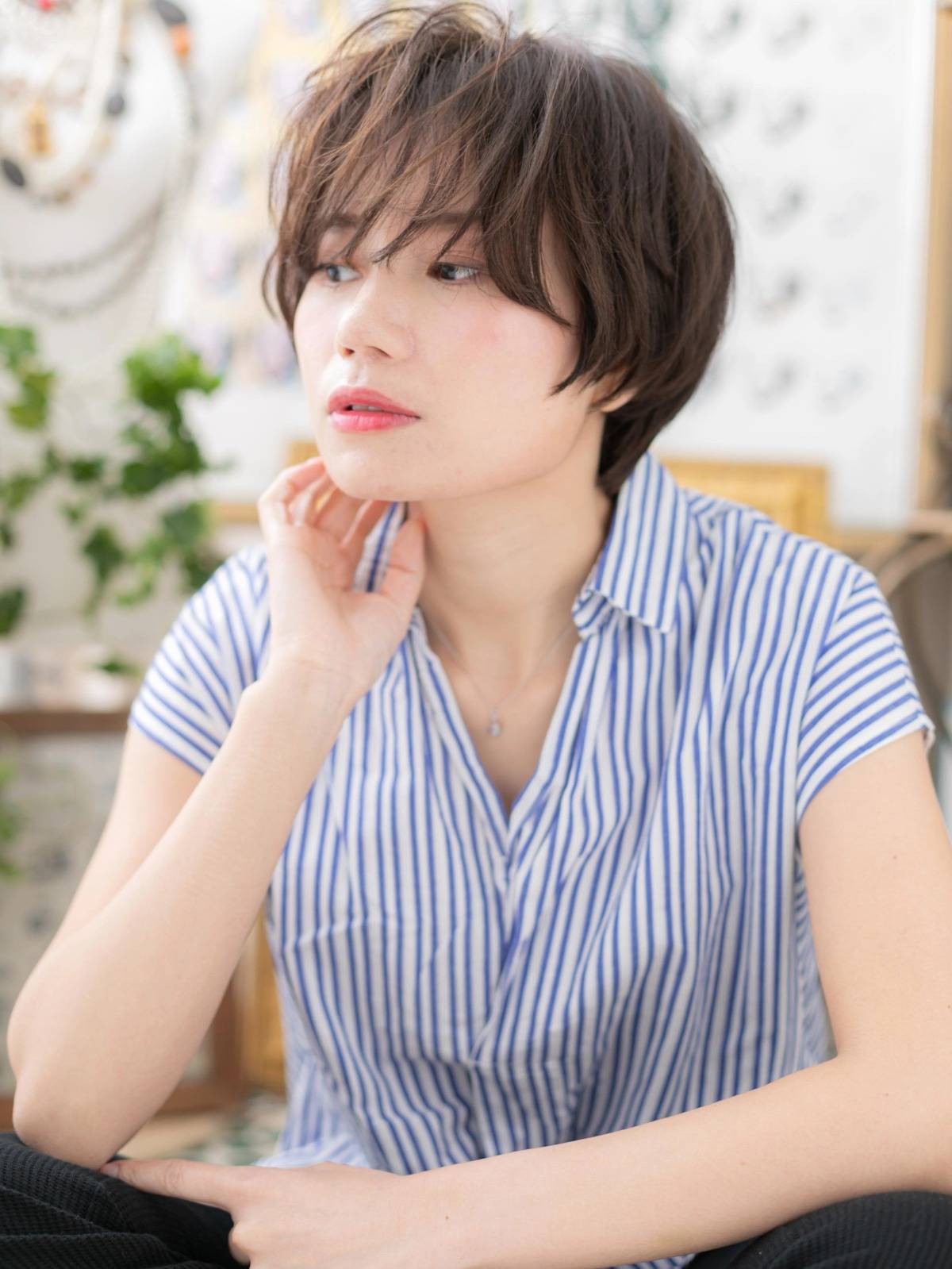 ラフなニュアンスショート