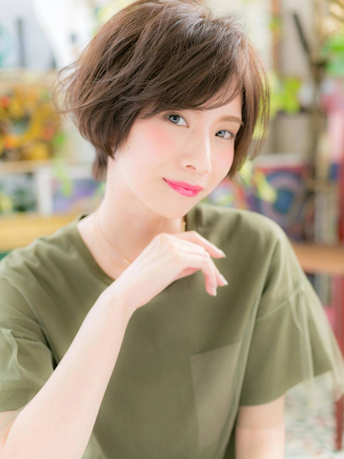 トレンドの無造作感ショート