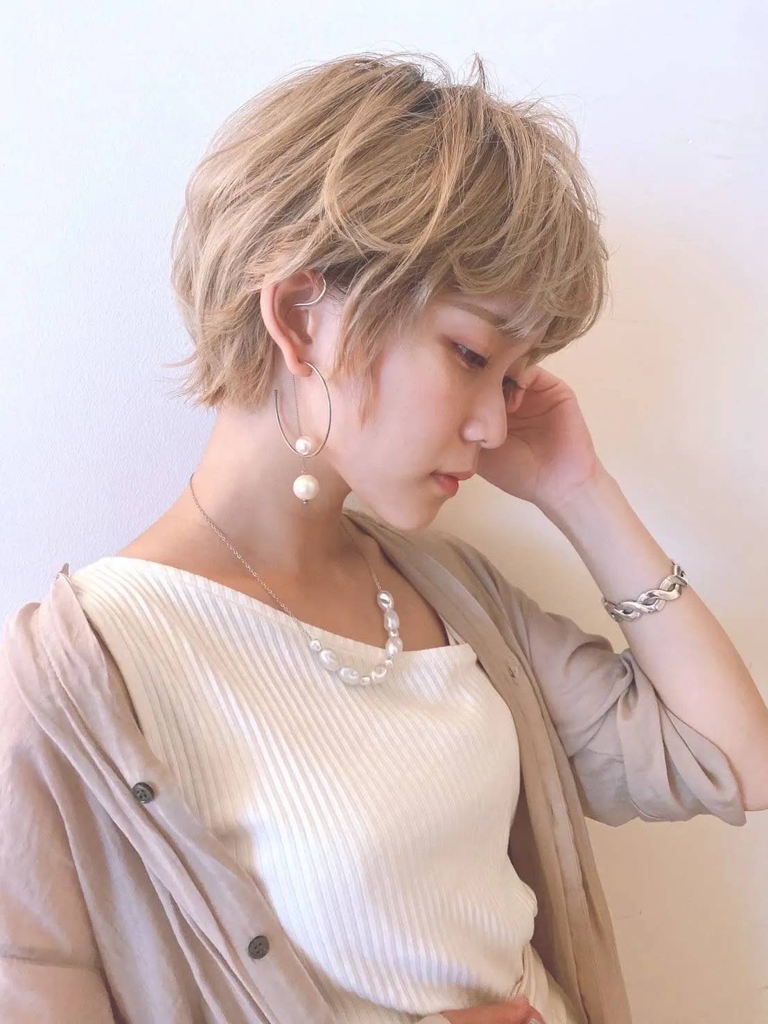 ハイトーンカラーショート
