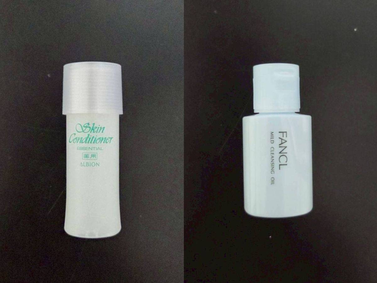 ALBION「薬用スキンコンディショナー エッセンシャル N <医薬部外品>」・FANCL「マイルドクレンジング オイル」