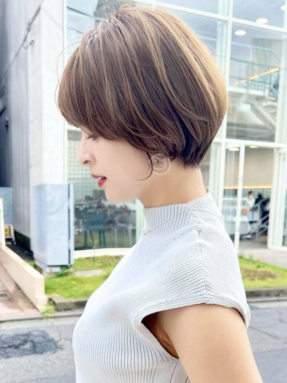 広がりにくいひし形ショート