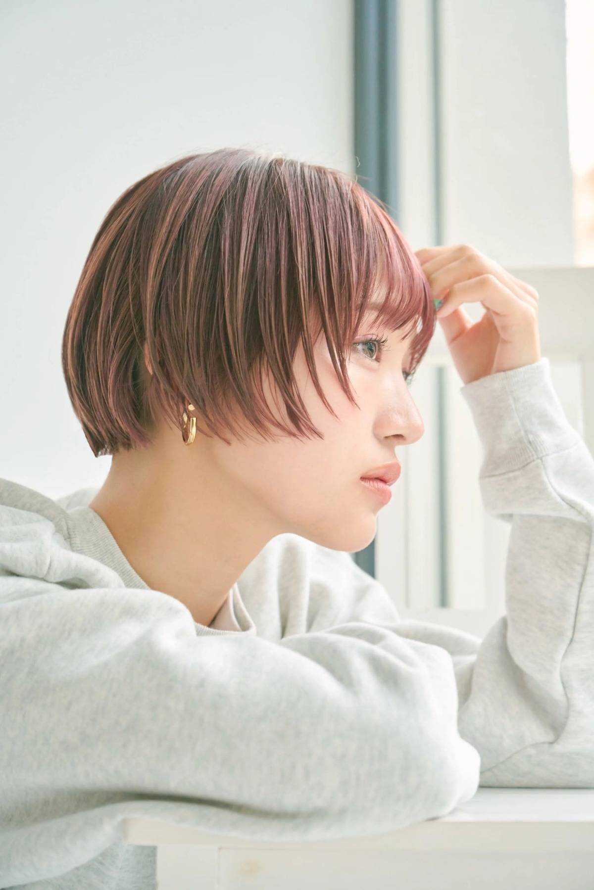 ハネにくいマッシュショート