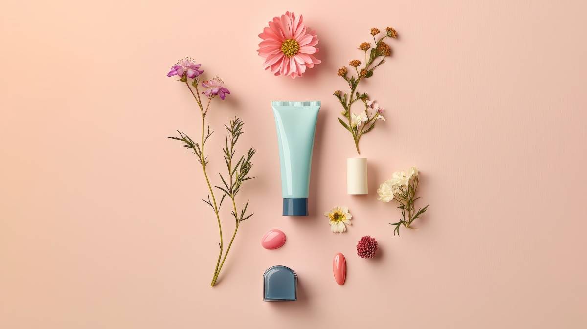 花とハンドクリーム