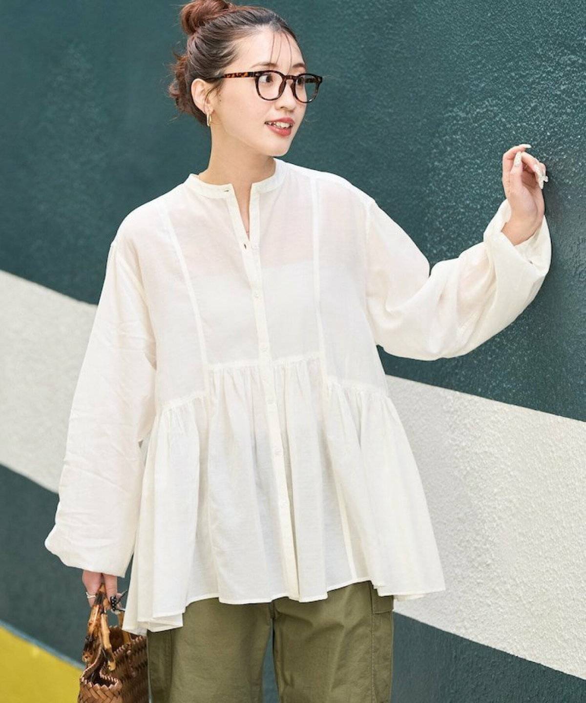 B.C STOCK 切り替えチュニックブラウス