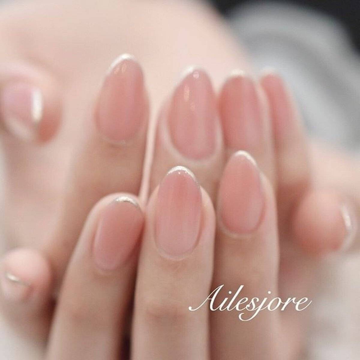 ミルキーピンクネイル