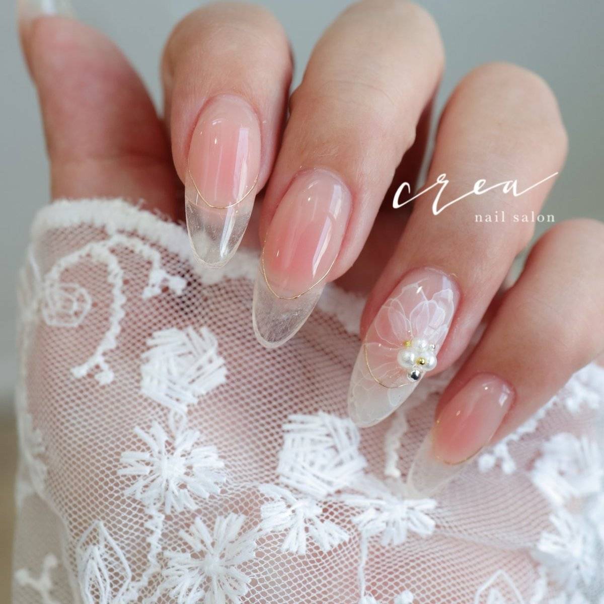 ミルキーピンクネイル