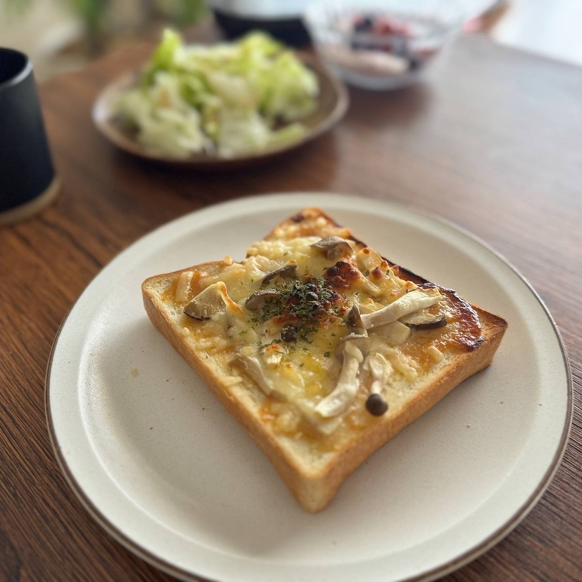 パスコ公式の「味噌きのこチーズトースト」のレシピ