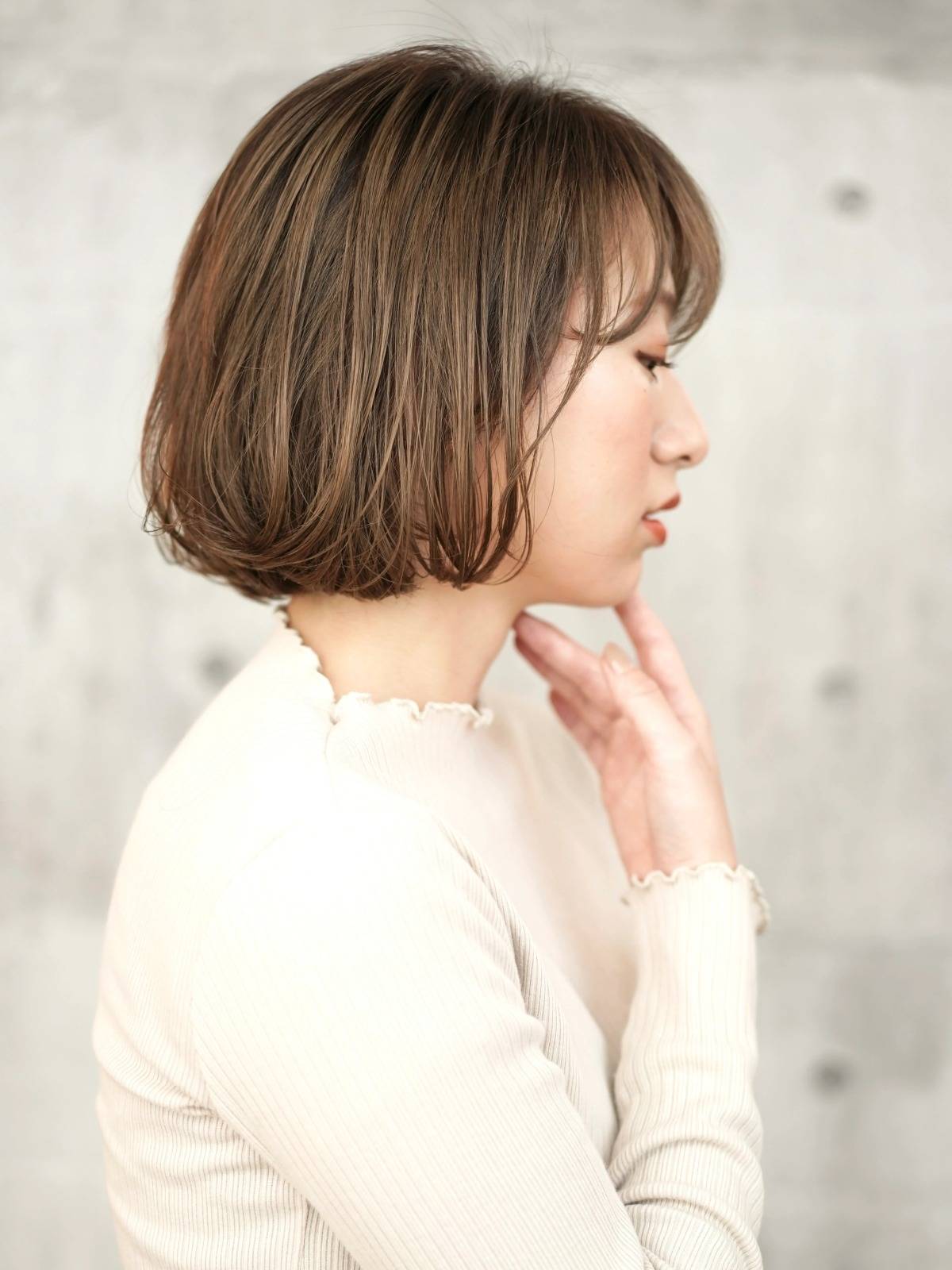 ナチュラル可愛いエアリーボブ