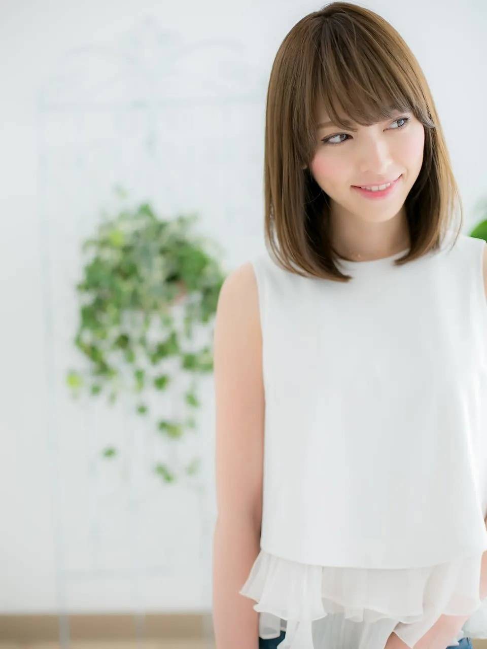 ストレートロングボブ