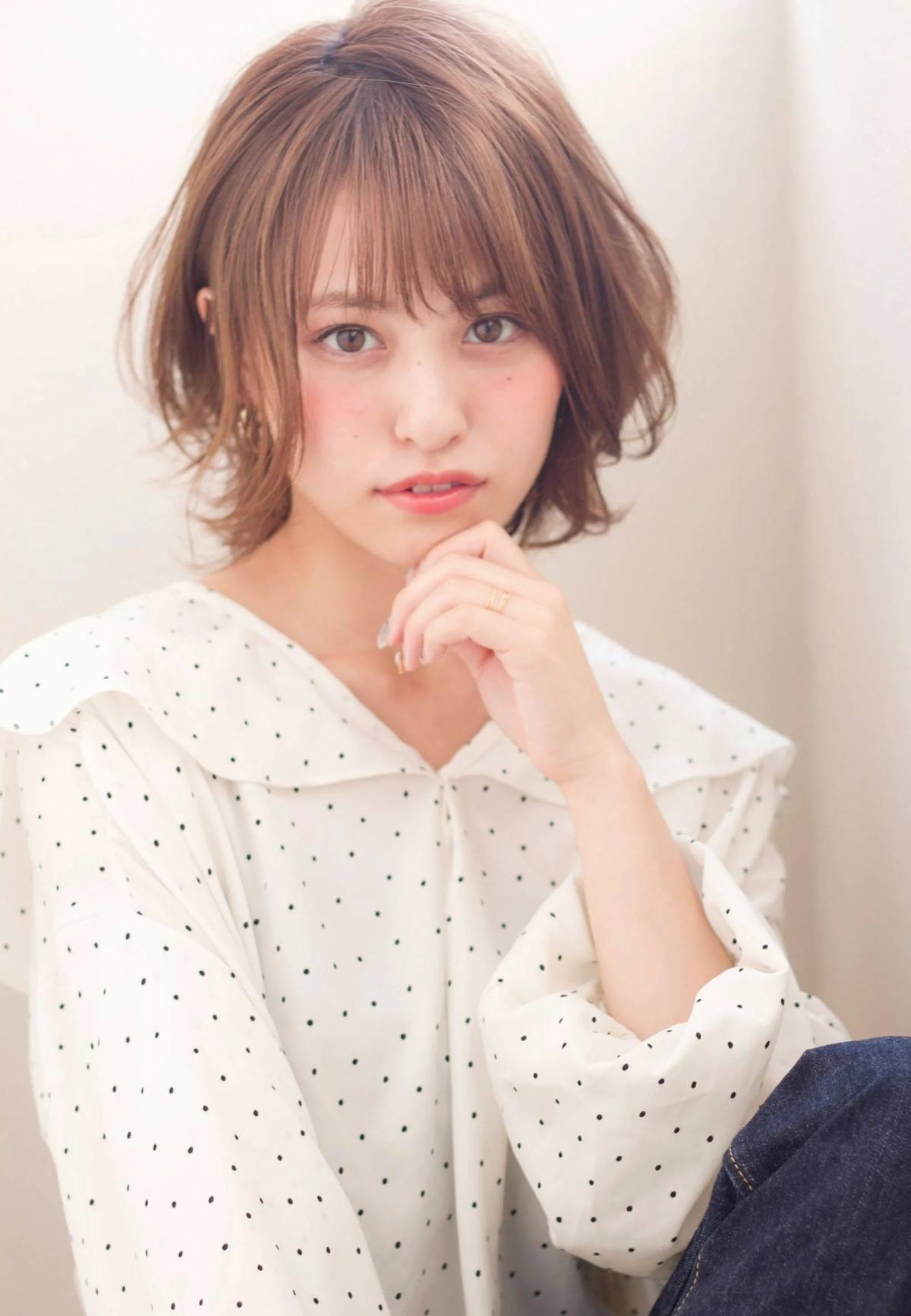 ひし形の抜け感ボブ