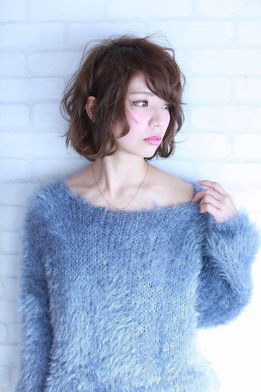 無造作すぎるボブ