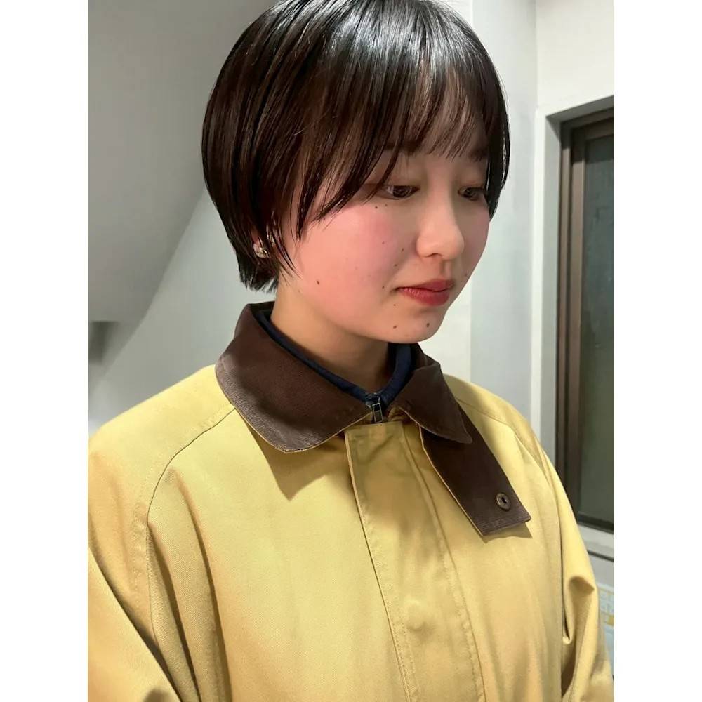 丸みのあるコンパクトショート