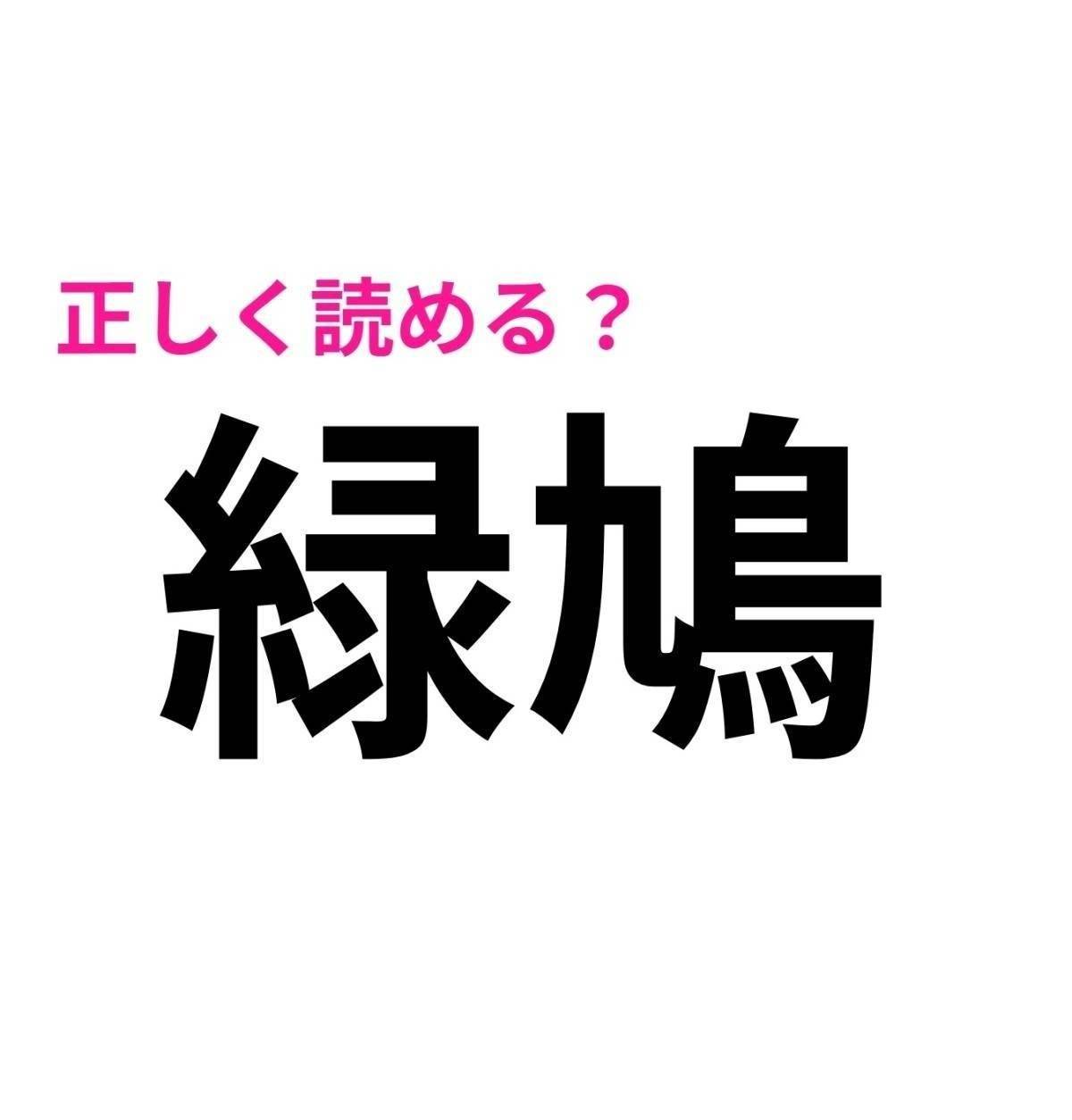 緑鳩