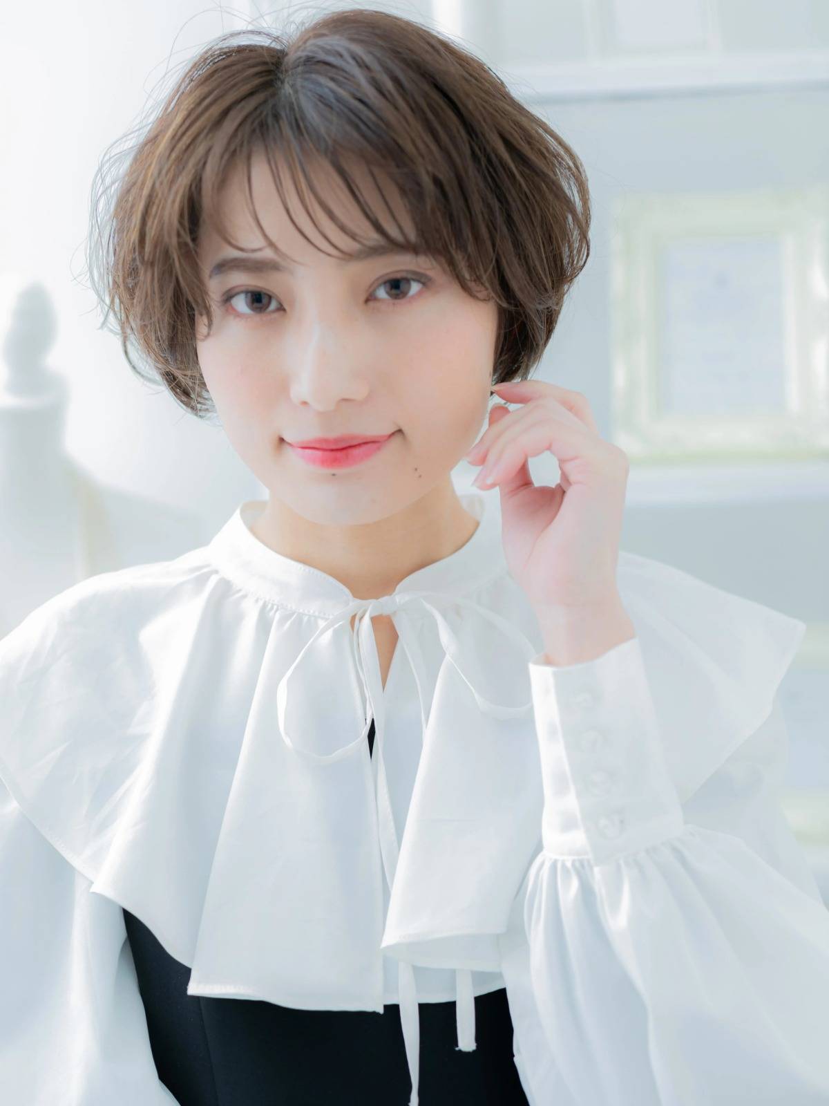 ふんわりウェーブショート