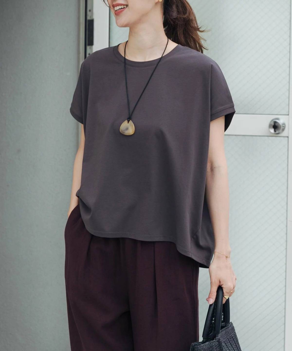 URBAN RESEARCH DOORS 汗染み防止ドルマンTシャツ