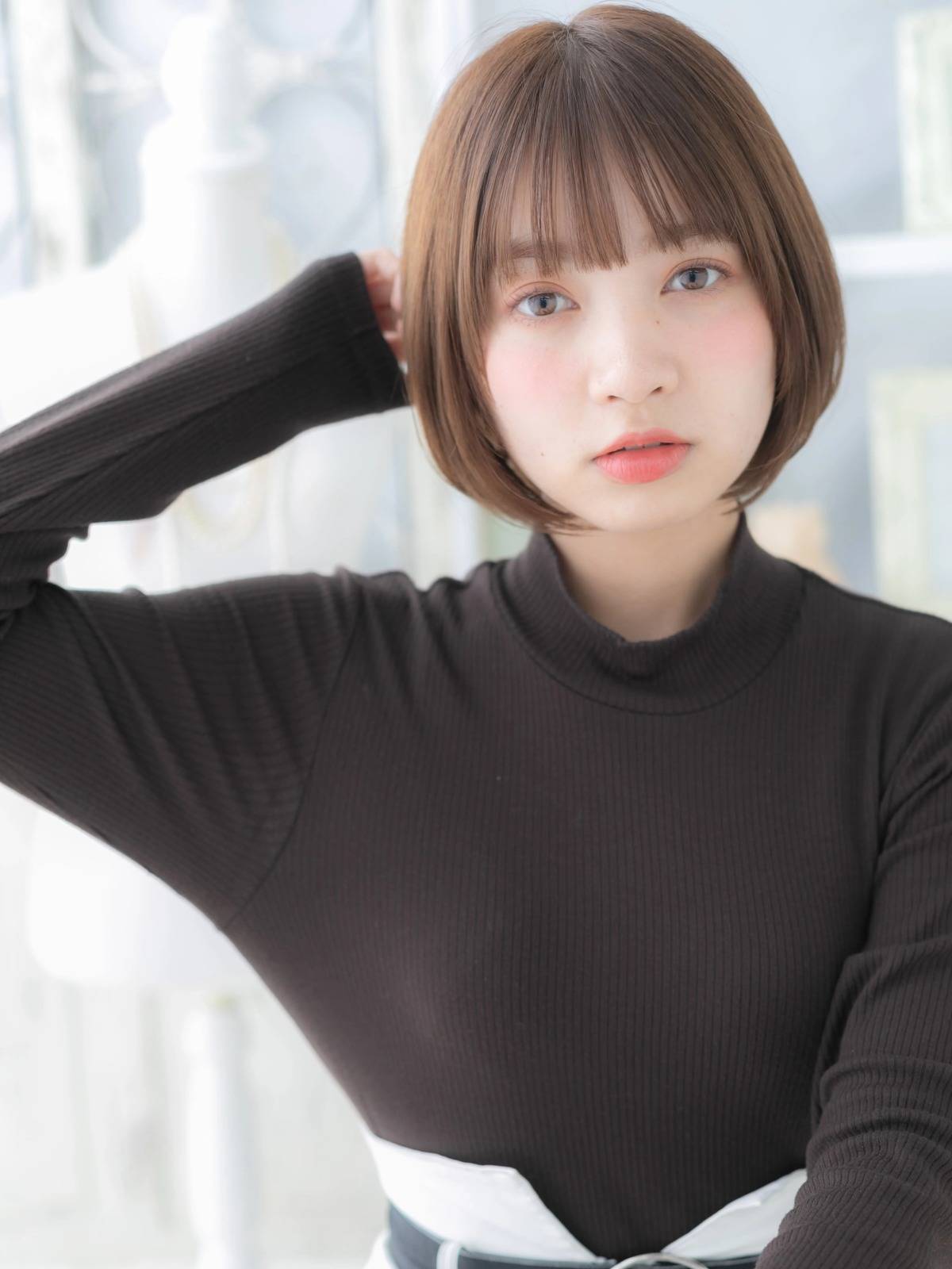 まとまり感ストレートボブ