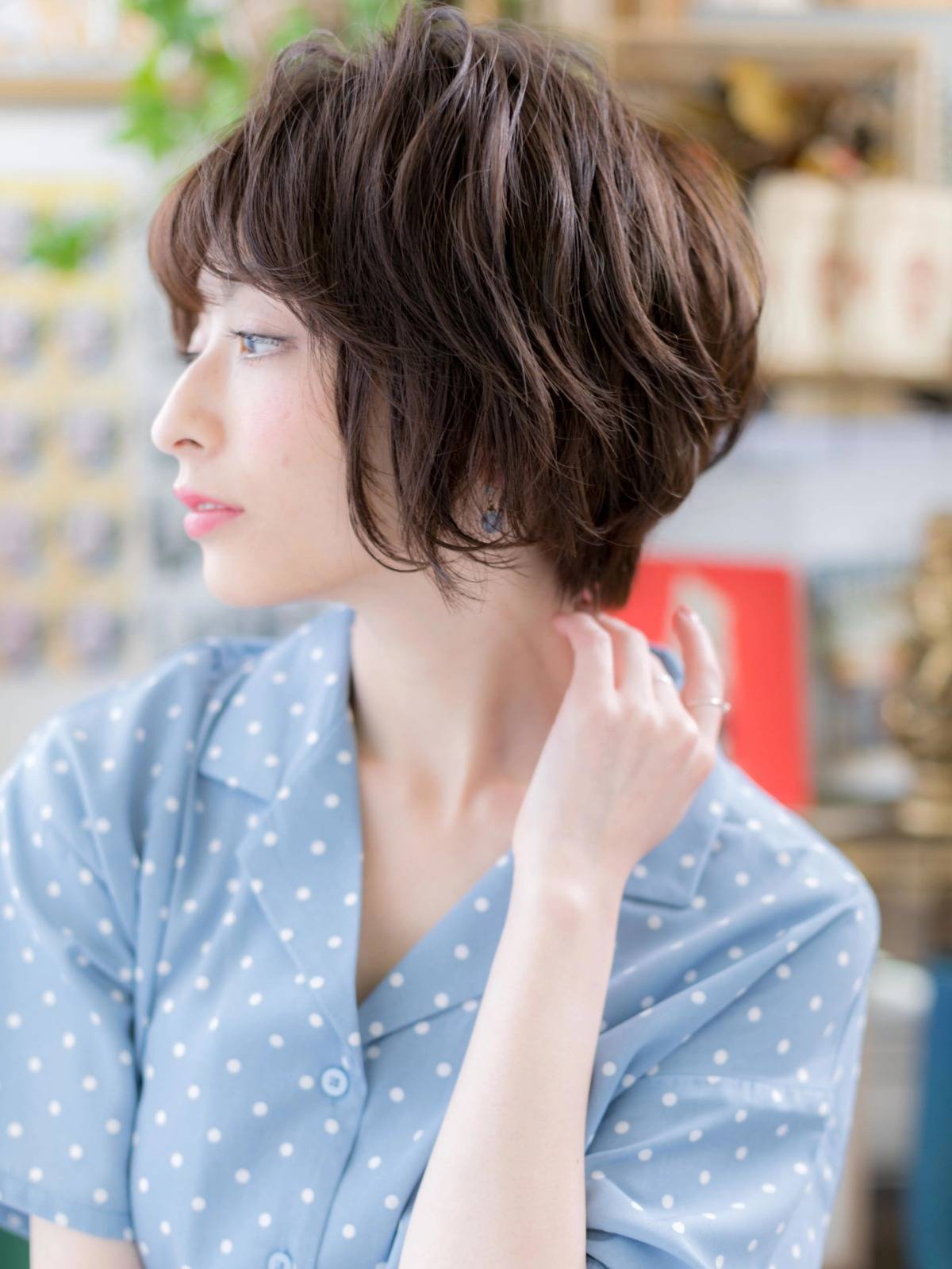 前下がりニュアンスショート