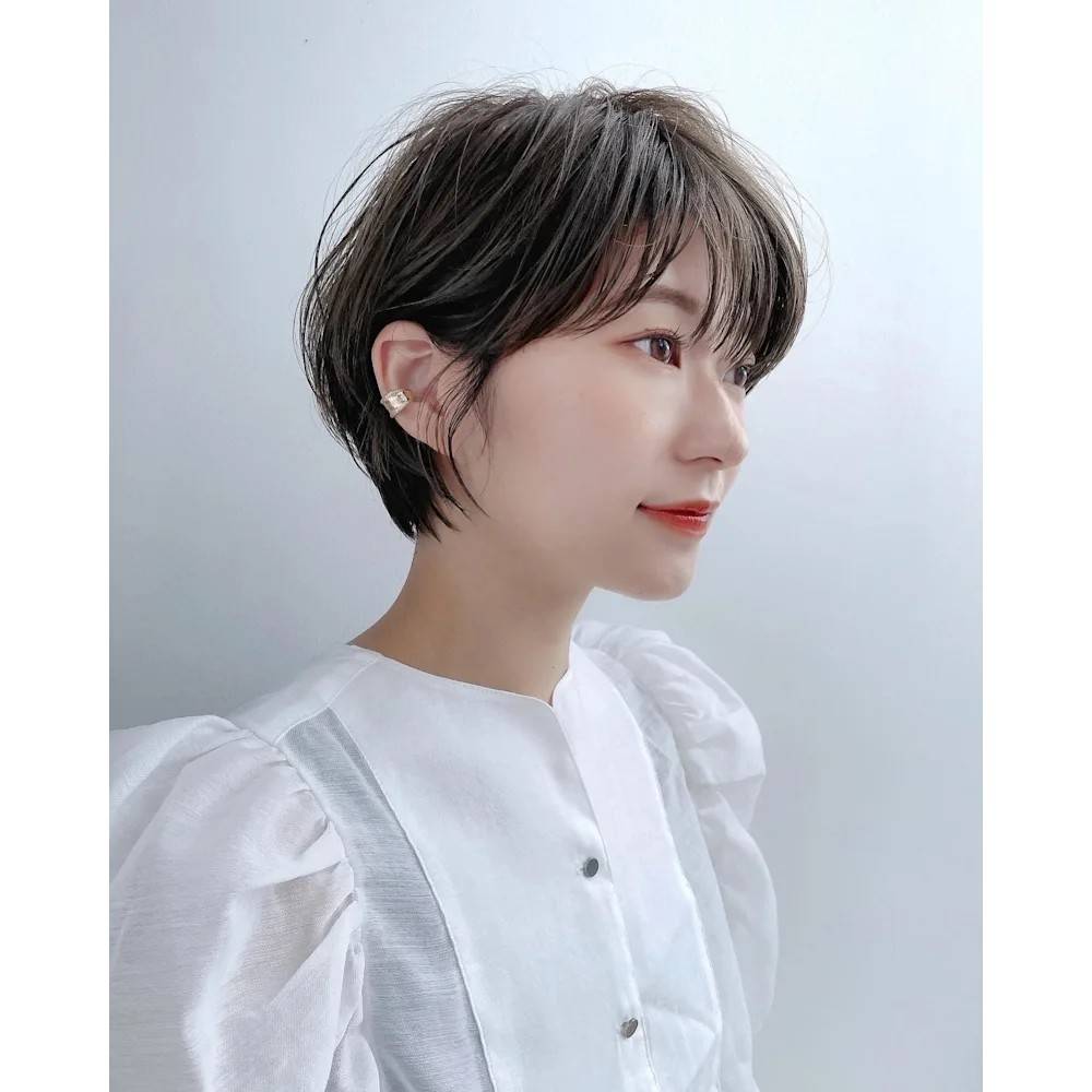 立体感のある大人ショート