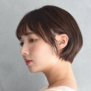  まとまり感コンパクトボブ 