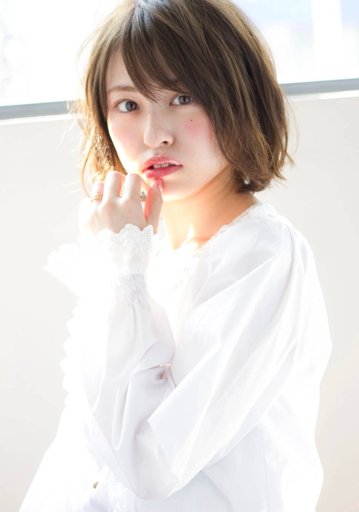 甘すぎないゆるふわボブ