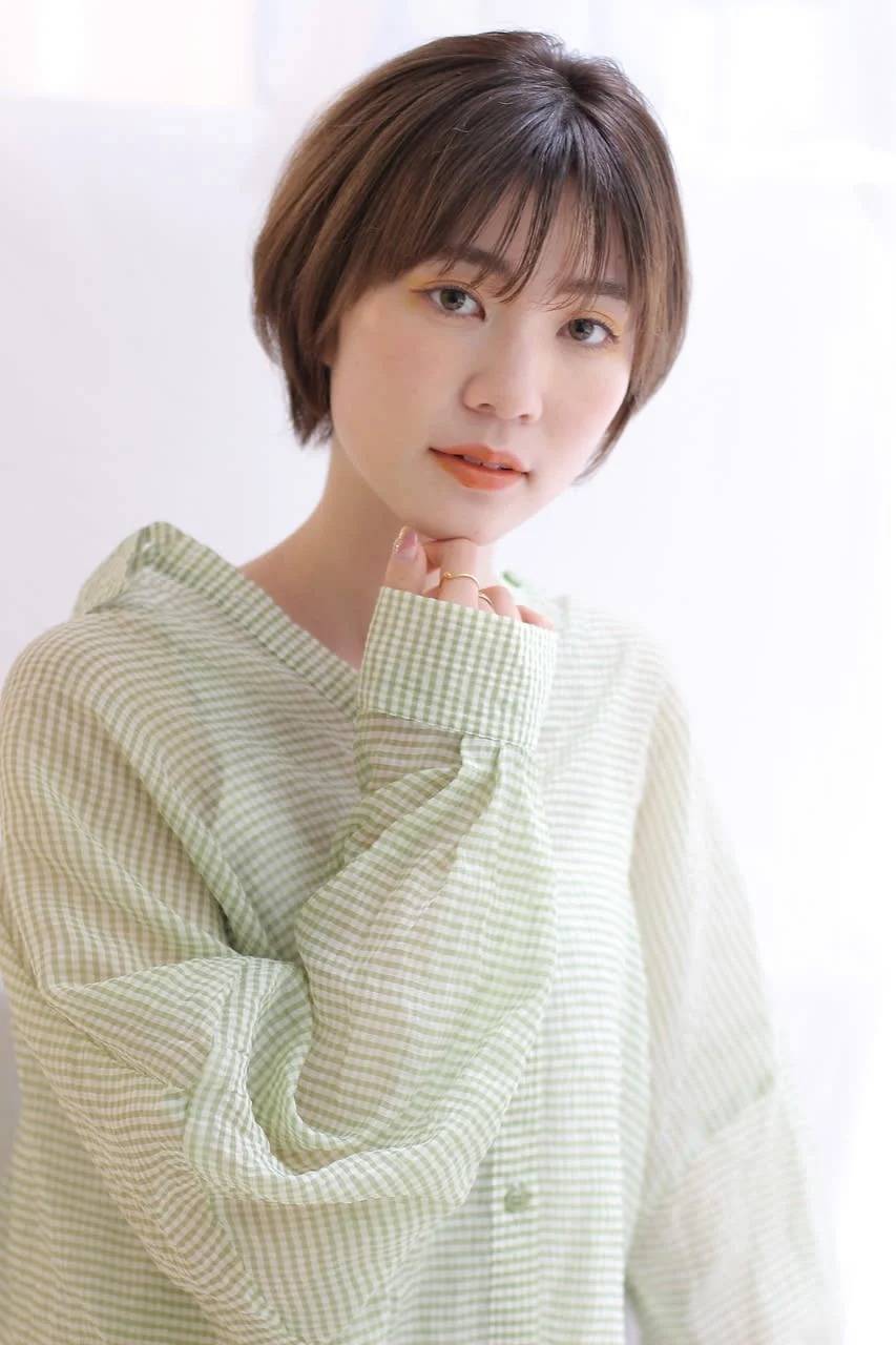 ナチュラルな丸みショート