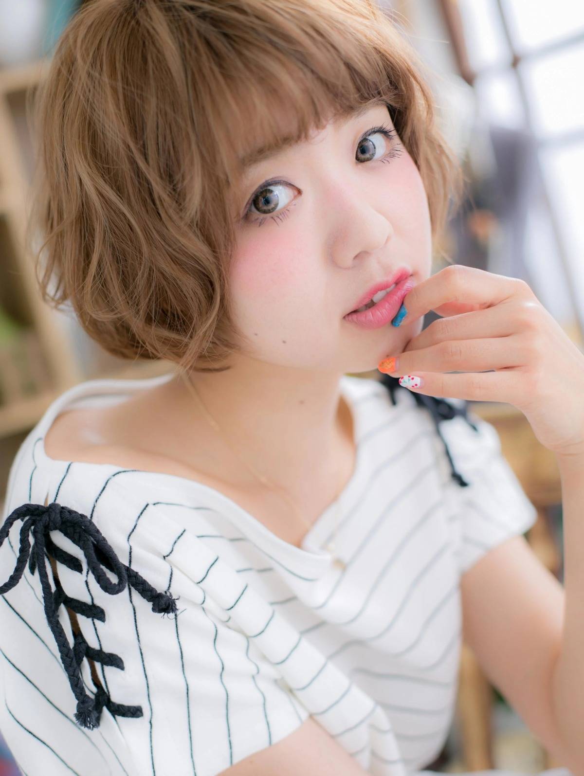 外国の子ども風ショート