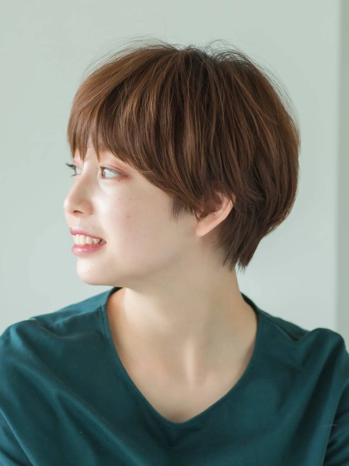 ナチュラルなふんわりショート