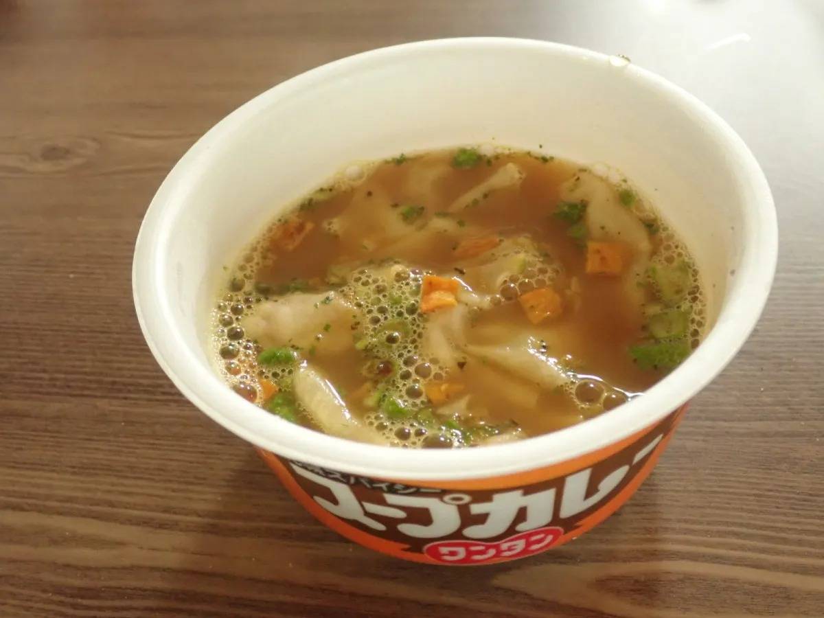 DAISO(ダイソー):マルちゃん スープカレー ワンタン 26g