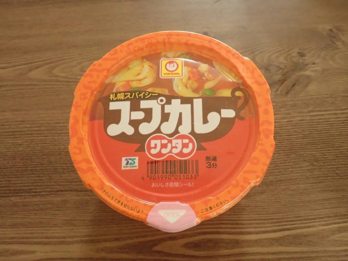 DAISO(ダイソー):マルちゃん スープカレー ワンタン 26g