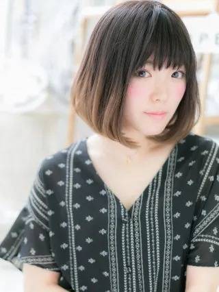 まとまり感グラデーションボブ