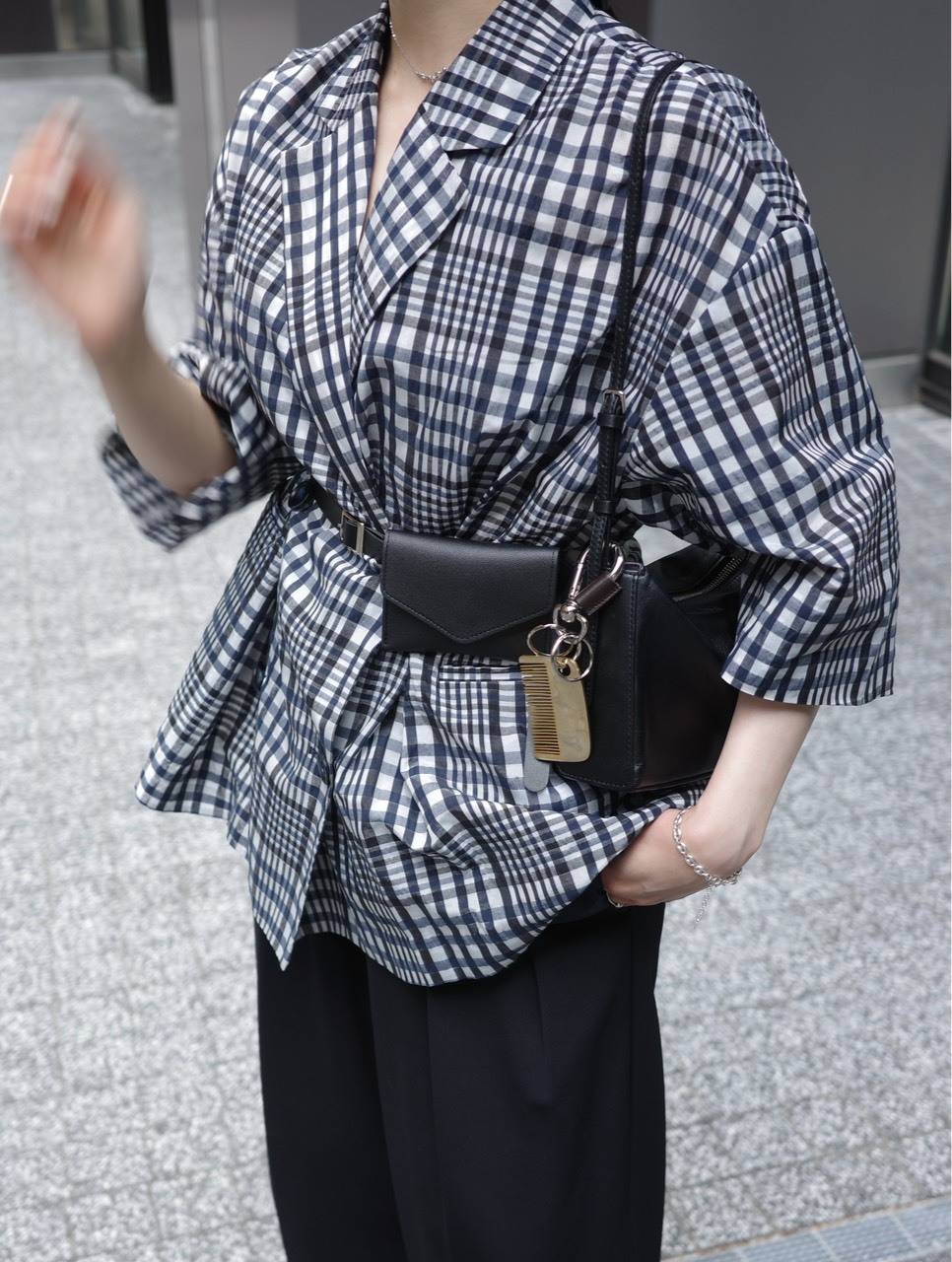 STYLEMIXER シアーチェックジャケット
