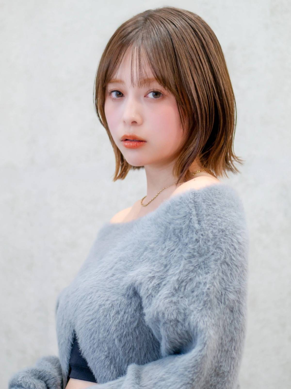 軽やか見えする外ハネボブ
