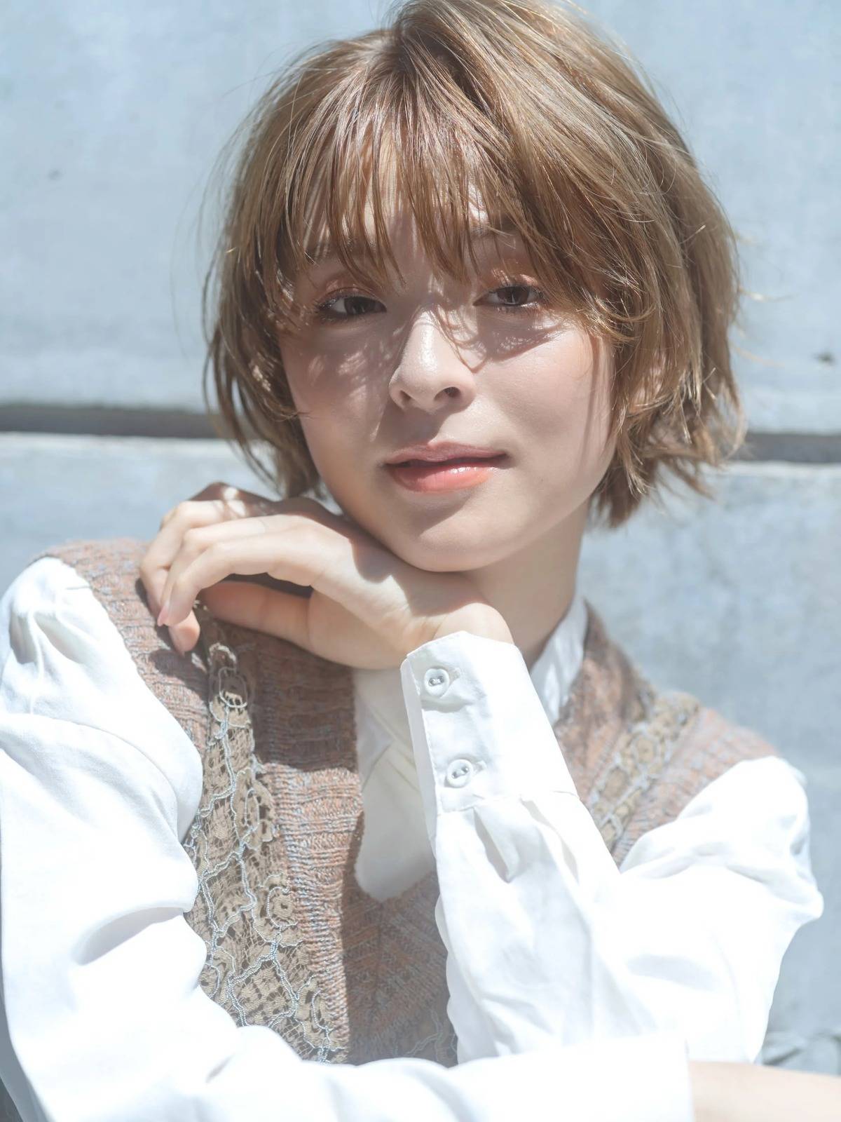軽やかなラフショート