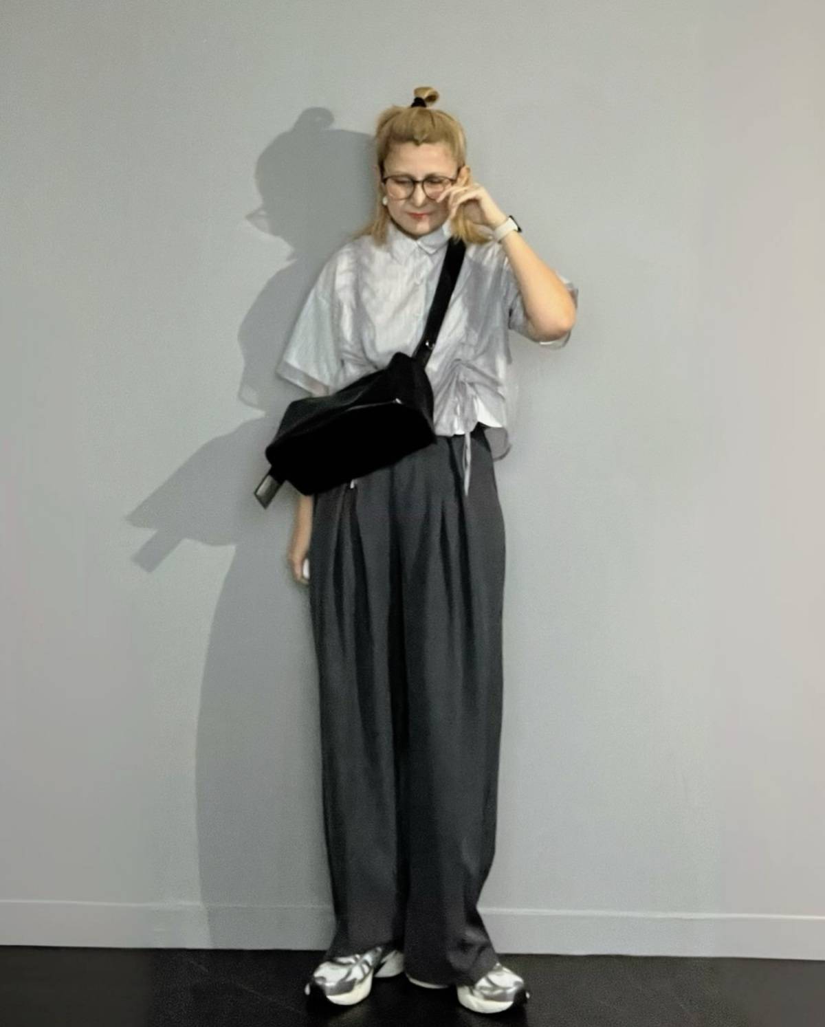 チュールを重ねたトップスを主役にする♡
