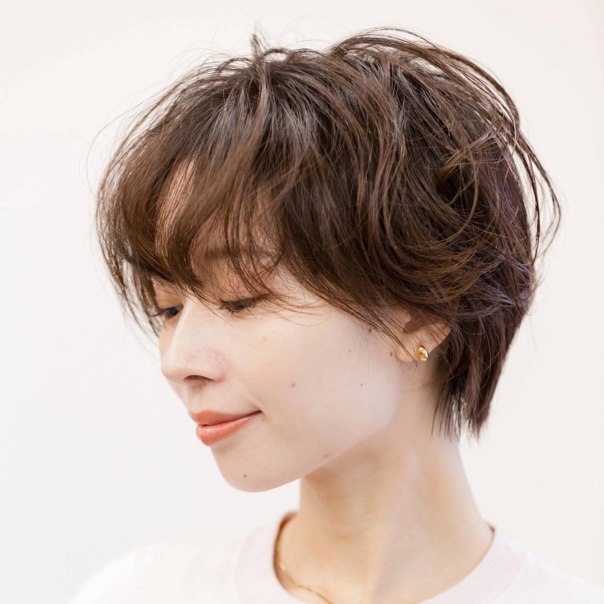 無造作ウェットショート