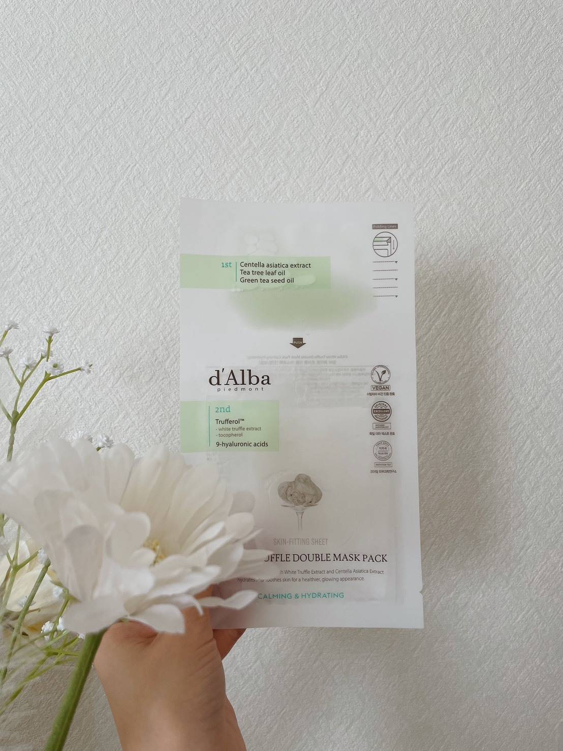 d'Alba ホワイトトリュフダブルマスクパック