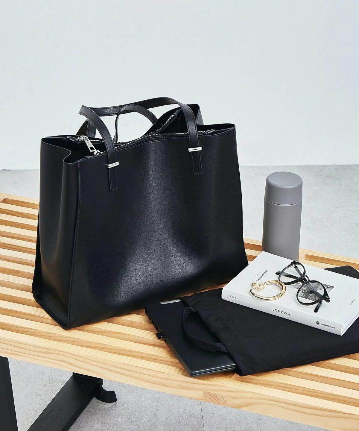 UNITED ARROWS green label relaxing ワンポイント シンプル トートバッグ