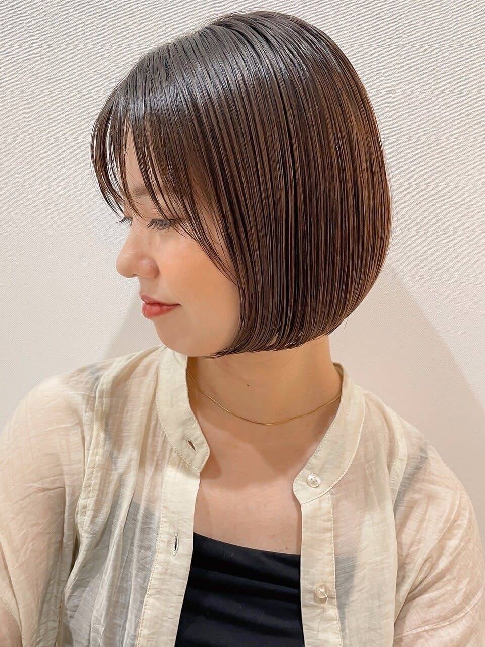 ツヤ見えまとまりボブ