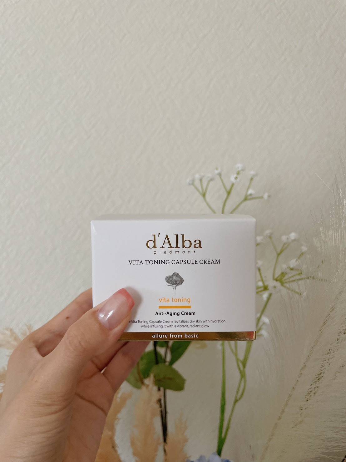 d'Alba ビタトーニングカプセルクリーム