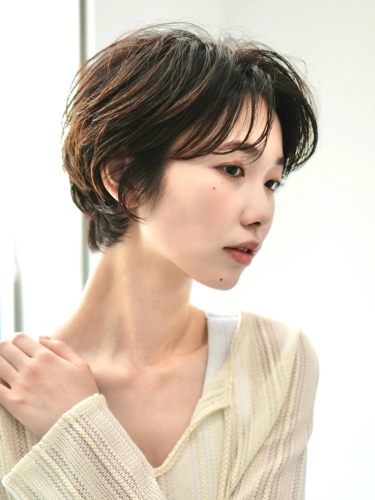 ラフ感ニュアンスショート