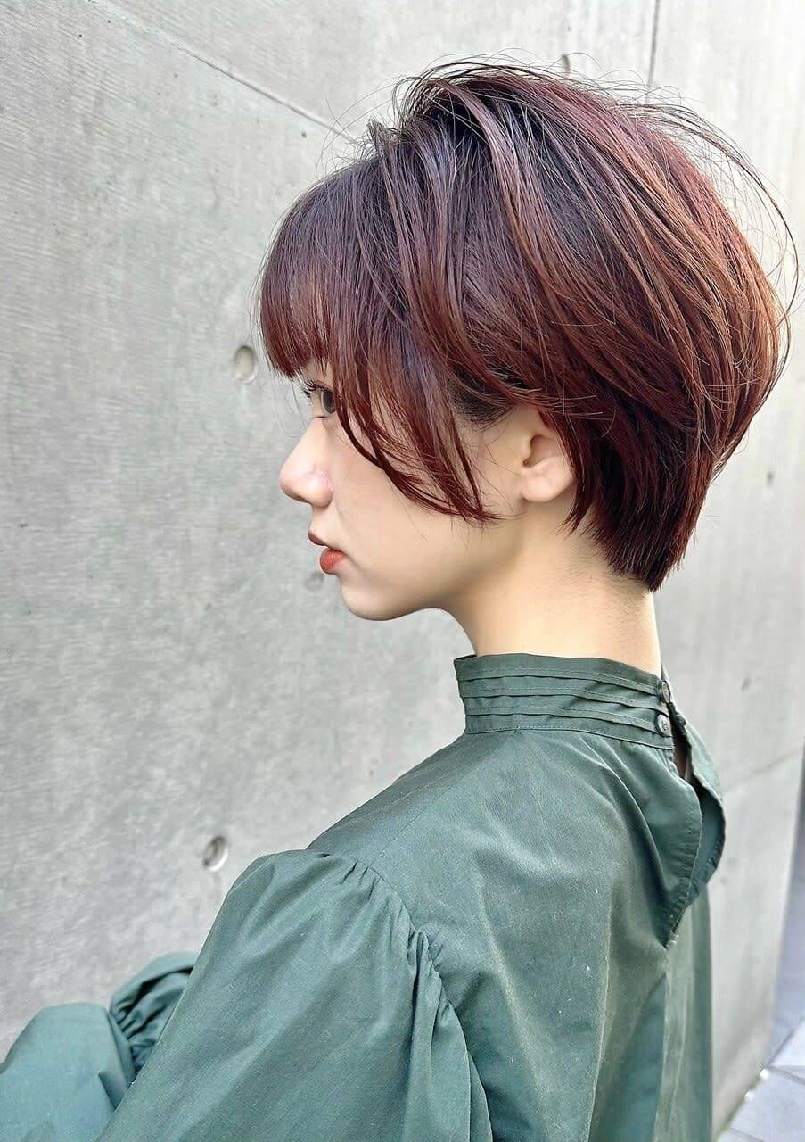シンプルこなれショート