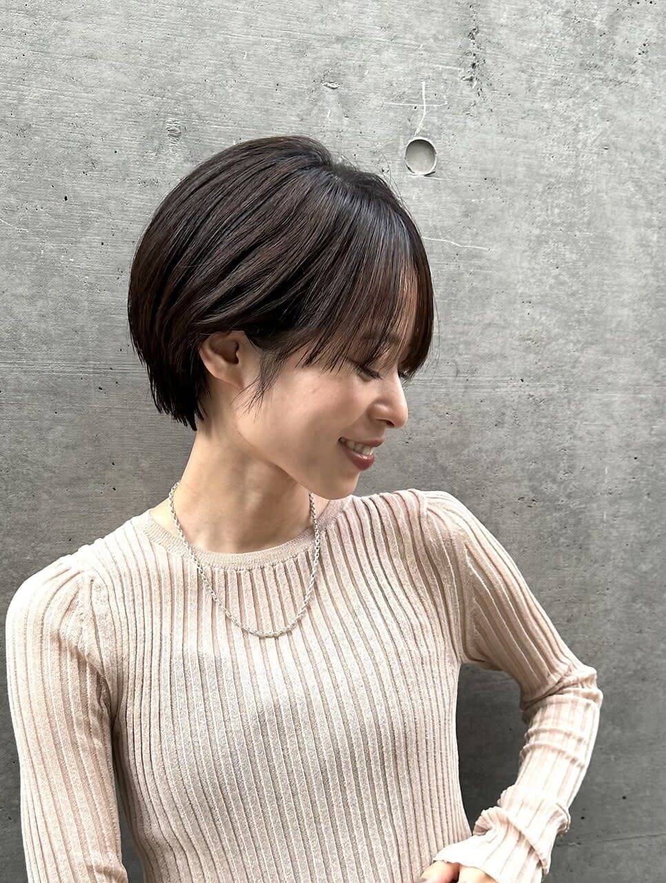 自然にまとまる丸みショート