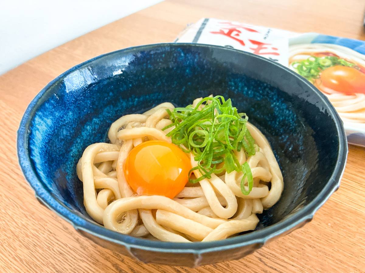卵を合わせるだけで手軽に食べられるよ♪