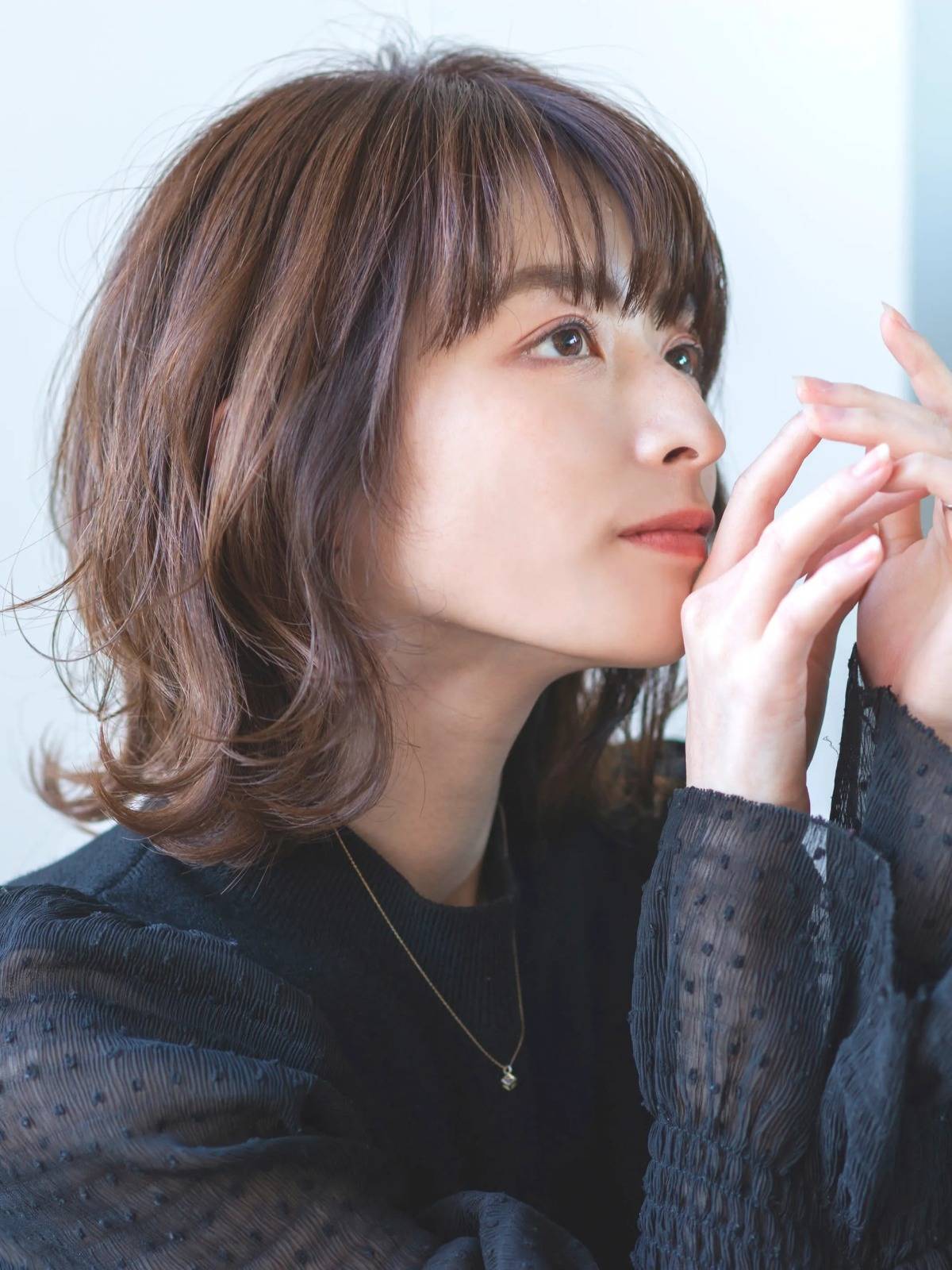 ハネても可愛いゆるウェーブボブ