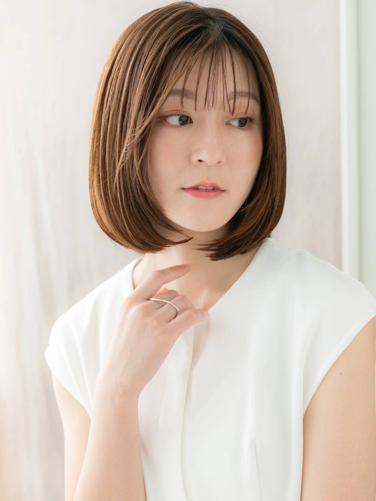 上品見えワンカールボブ