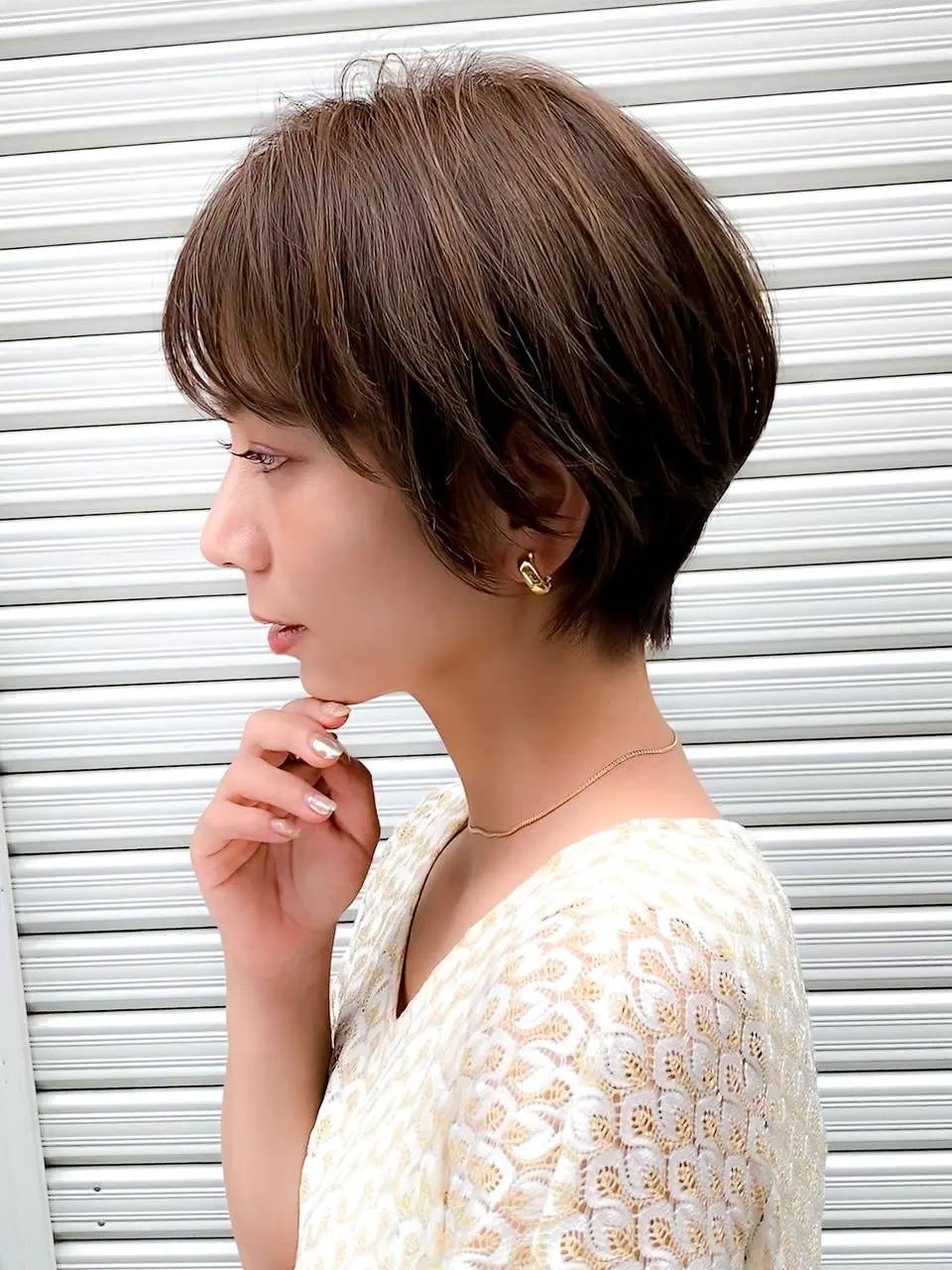 美シルエットのまとまりショート