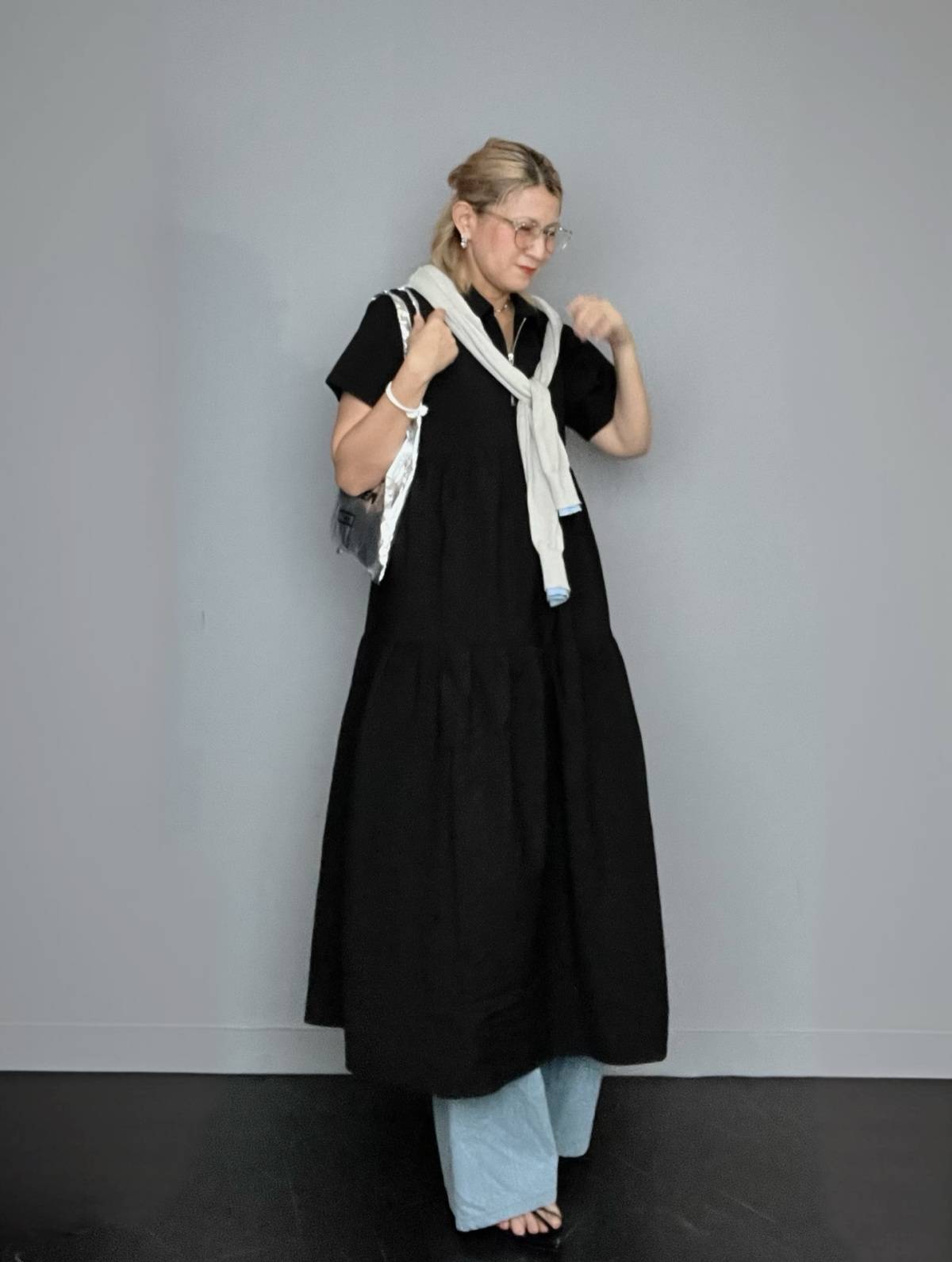 ワンピースを重ね着する！