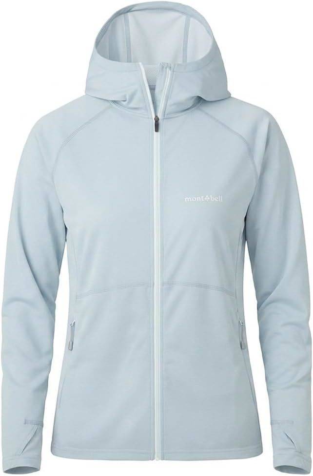 [モンベル] クール パーカ COOL FULL ZIP HOODIE 111463 レディース UVカット (カラー：ライトブルー(LBL))(サイズ：M)