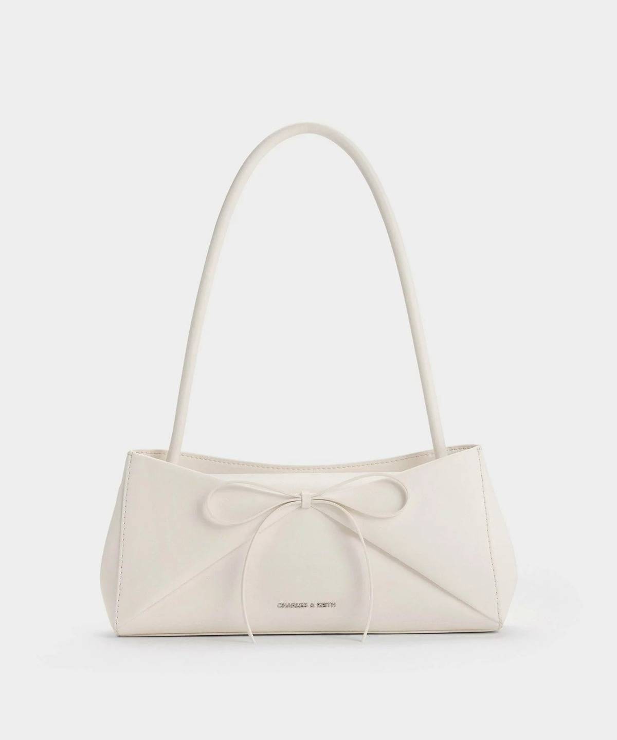 CHARLES & KEITH ヘーゼル ボウパネル ショルダーバッグ
